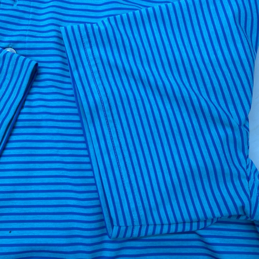 Vineyard Vines Aqua Striped Polo Shirt - Picture 7 of 14